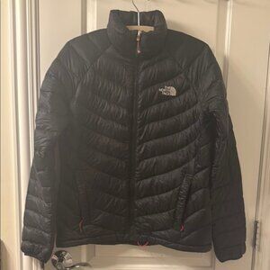 The North Face Summit Series Quilted Black 800 Fill Down Puffer Jacket Size L